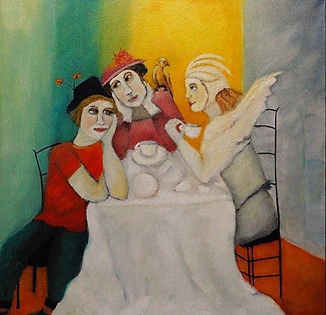 Marjan Kwaaitaal, 'met engel aan tafel'