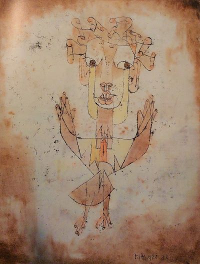 Angelus Novus, 1920, Paul Klee. Israël museum Jeruzalem