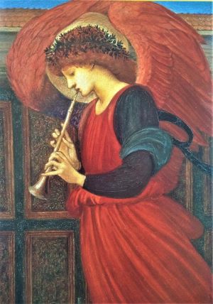 engel met trompet, Sir Edward Burne Jones
